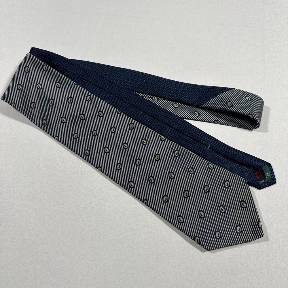 Men’s Tommy Hilfiger Silk Tie Two Tone Blue 56 Inches Long​​​​